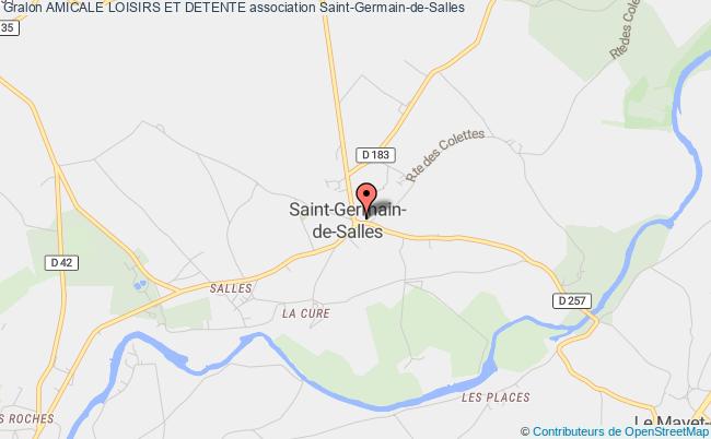 plan association Amicale Loisirs Et Detente Saint-Germain-de-Salles