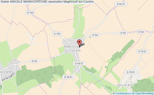 plan association Amicale Mannicortoise Magnicourt-sur-Canche