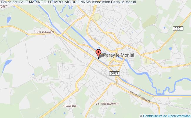 plan association Amicale Marine Du Charolais-brionnais Paray-le-Monial