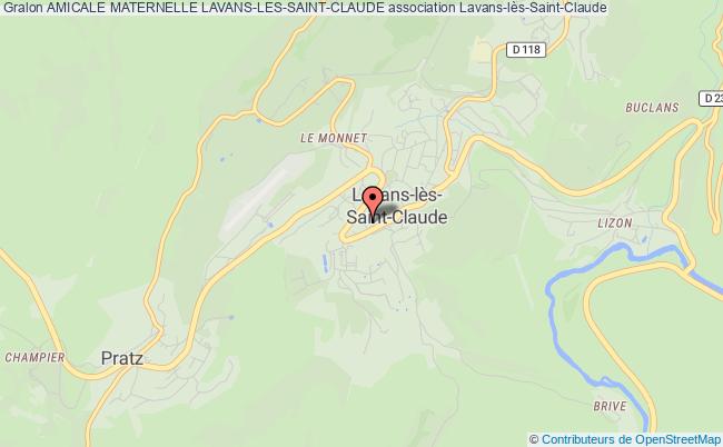 plan association Amicale Maternelle Lavans-les-saint-claude Lavans-lès-Saint-Claude