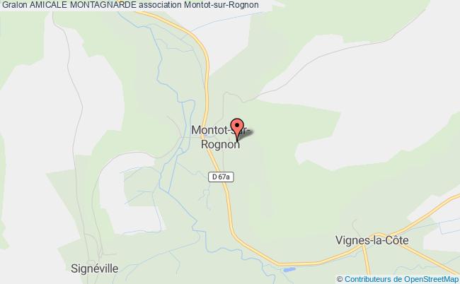 plan association Amicale Montagnarde Montot-sur-Rognon