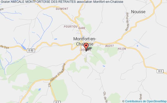 plan association Amicale Montfortoise Des Retraites Montfort-en-Chalosse