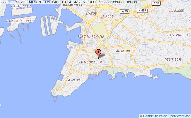 plan association Amicale Mourillonnaise D'echanges Culturels Toulon