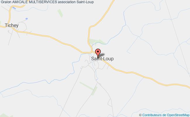 plan association Amicale Multiservices Saint-Loup