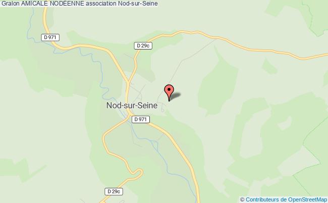plan association Amicale NodÉenne Nod-sur-Seine