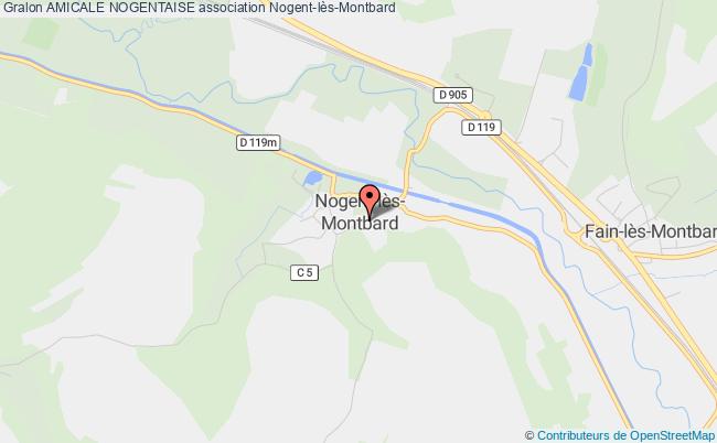 plan association Amicale Nogentaise Nogent-lès-Montbard