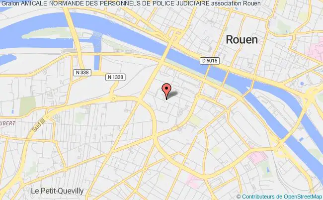 plan association Amicale Normande Des Personnels De Police Judiciaire Rouen