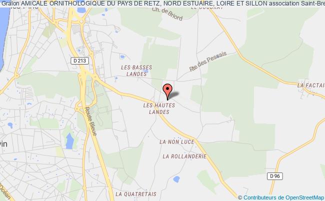 plan association Amicale Ornithologique Du Pays De Retz, Nord Estuaire, Loire Et Sillon Corsept