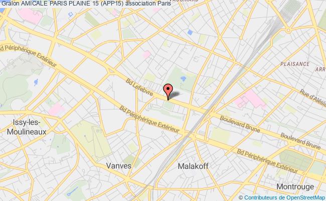plan association Amicale Paris Plaine 15 (app15) Paris