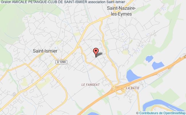 plan association Amicale Petanque-club De Saint-ismier Saint-Ismier