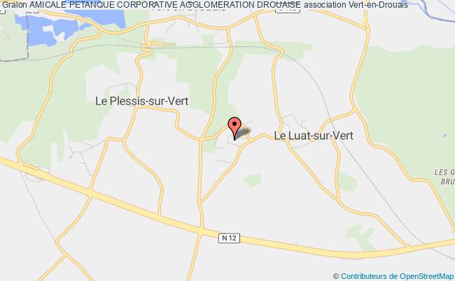 plan association Amicale Petanque Corporative Agglomeration Drouaise Vert-en-Drouais