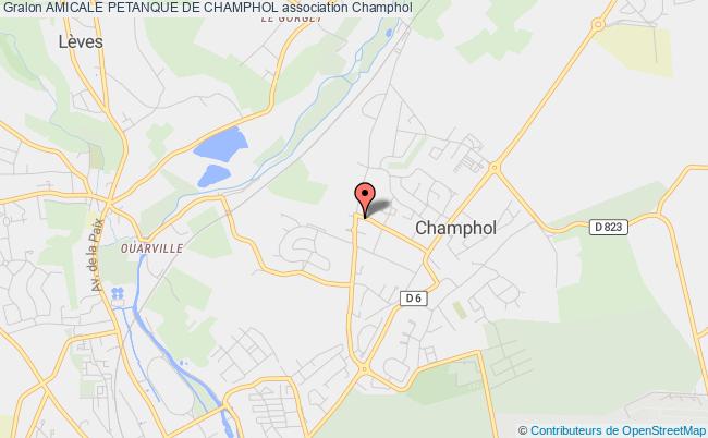 plan association Amicale Petanque De Champhol Champhol