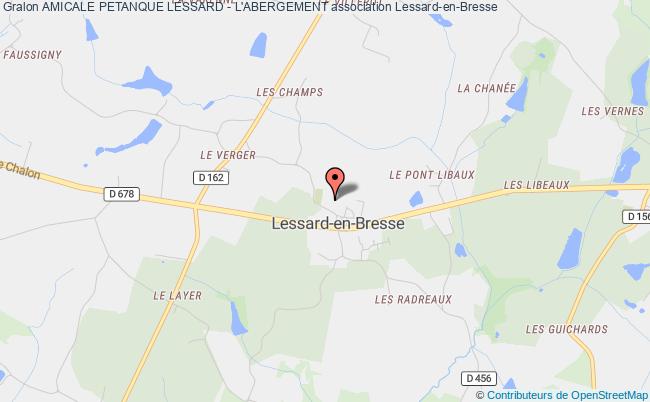 plan association Amicale Petanque Lessard - L'abergement Lessard-en-Bresse