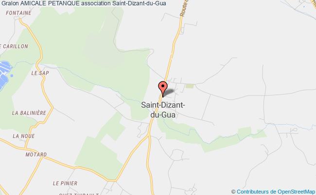 plan association Amicale Petanque Saint-Dizant-du-Gua
