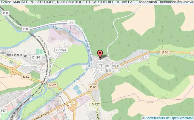 plan association Amicale Philatelique, Numismatique Et Cartophile Du Vallage Thonnance-lès-Joinville