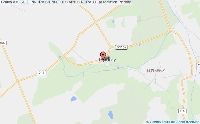 plan association Amicale Pindraisienne Des Aines Ruraux. Pindray