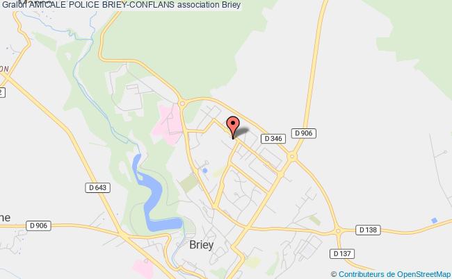 plan association Amicale Police Briey-conflans Briey