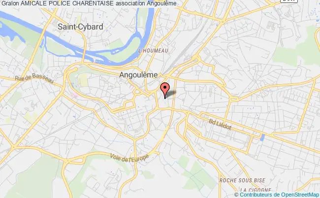 plan association Amicale Police Charentaise Angoulême