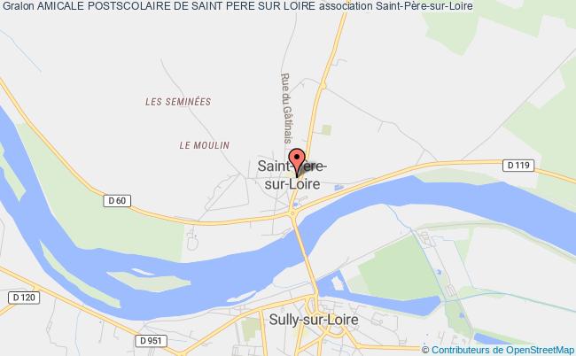 plan association Amicale Postscolaire De Saint Pere Sur Loire Saint-Père-sur-Loire