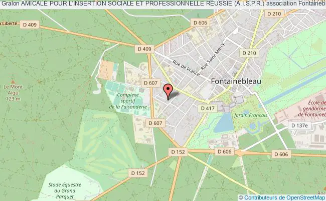 plan association Amicale Pour L'insertion Sociale Et Professionnelle Reussie (a.i.s.p.r.) Fontainebleau