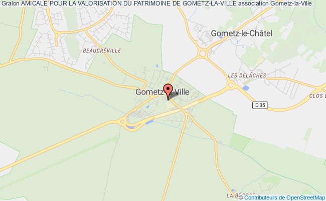 plan association Amicale Pour La Valorisation Du Patrimoine De Gometz-la-ville Gometz-la-Ville