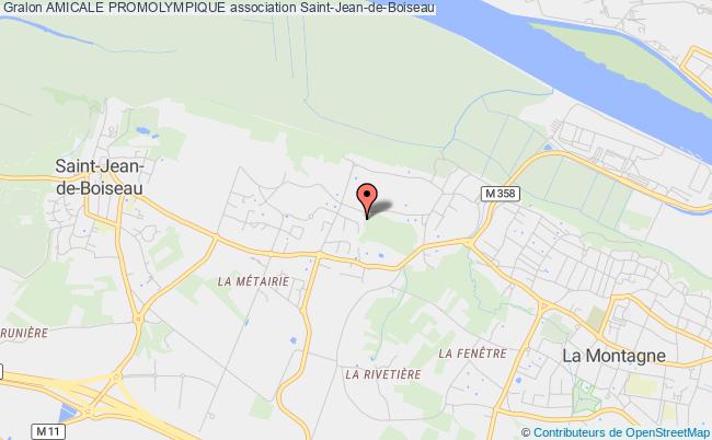plan association Amicale Promolympique Saint-Jean-de-Boiseau