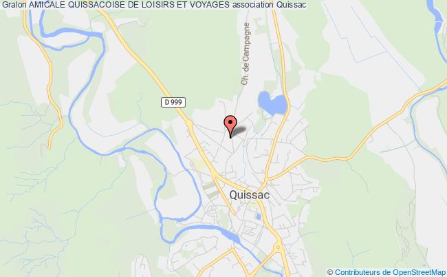 plan association Amicale Quissacoise De Loisirs Et Voyages Quissac