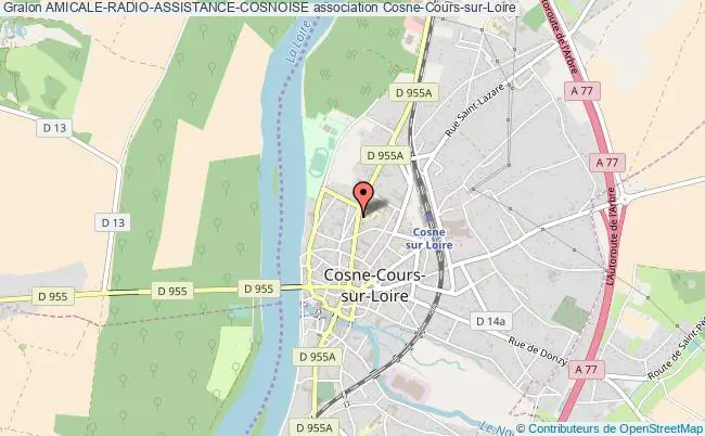plan association Amicale-radio-assistance-cosnoise Cosne-Cours-sur-Loire