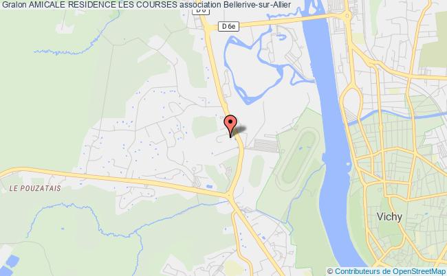 plan association Amicale Residence Les Courses Bellerive-sur-Allier