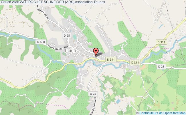 plan association Amicale Rochet Schneider (ars) Thurins