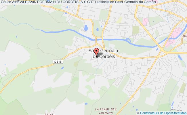 plan association Amicale Saint Germain Du Corbeis (a.s.g.c.) Saint-Germain-du-Corbéis