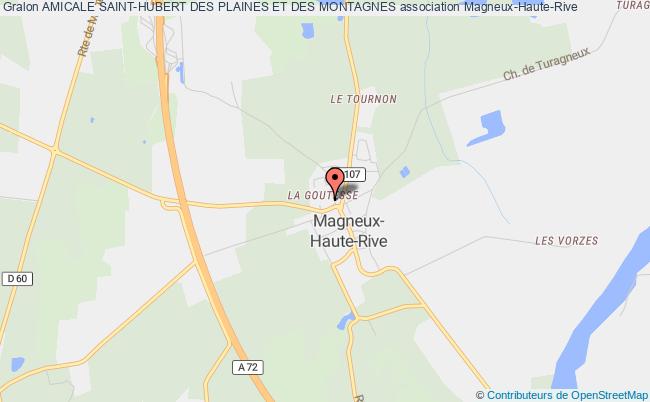 plan association Amicale Saint-hubert Des Plaines Et Des Montagnes Magneux-Haute-Rive