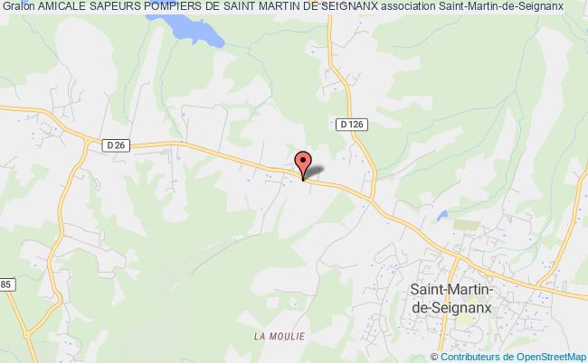plan association Amicale Sapeurs Pompiers De Saint Martin De Seignanx Saint-Martin-de-Seignanx