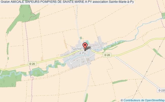 plan association Amicale Sapeurs Pompiers De Sainte Marie A Py Sainte-Marie-à-Py