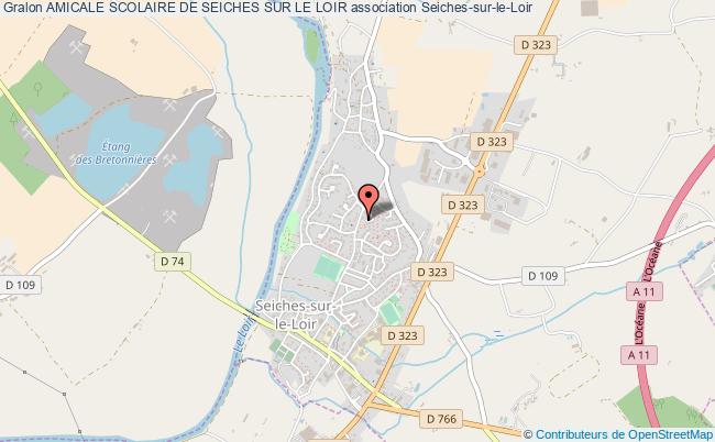 plan association Amicale Scolaire De Seiches Sur Le Loir Seiches-sur-le-Loir