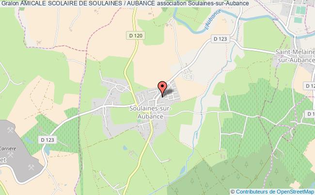plan association Amicale Scolaire De Soulaines / Aubance Soulaines-sur-Aubance