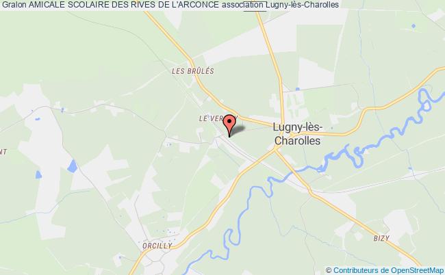 plan association Amicale Scolaire Des Rives De L'arconce Lugny-lès-Charolles