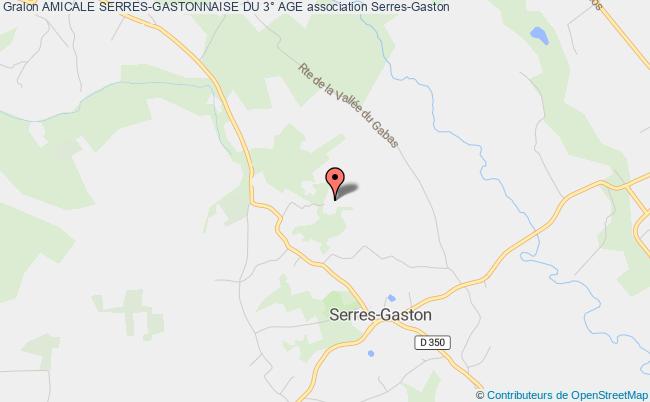plan association Amicale Serres-gastonnaise Du 3° Age Serres-Gaston