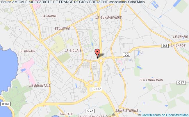 plan association Amicale Sidecariste De France Region Bretagne Saint-Malo