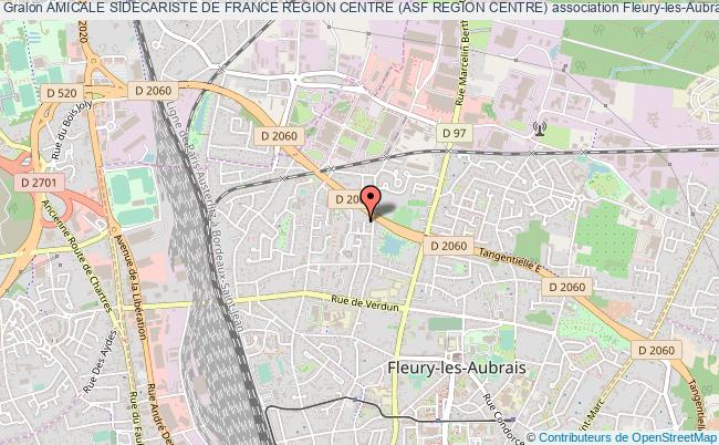 plan association Amicale Sidecariste De France Region Centre (asf Region Centre) Fleury-les-Aubrais