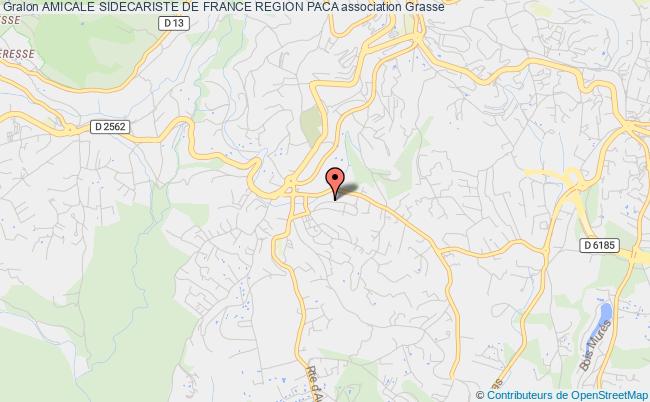 plan association Amicale Sidecariste De France Region Paca Grasse