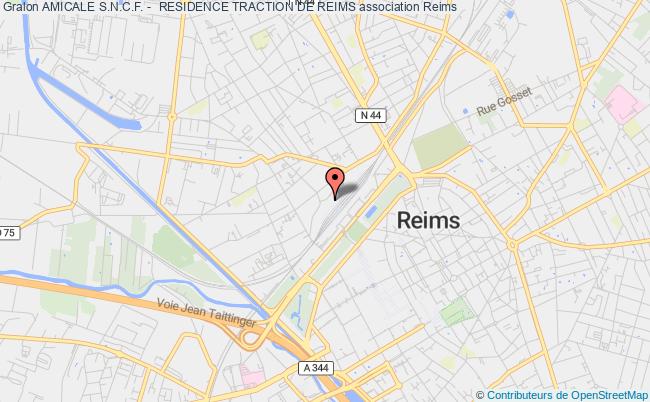 plan association Amicale S.n.c.f. -  Residence Traction De Reims Reims