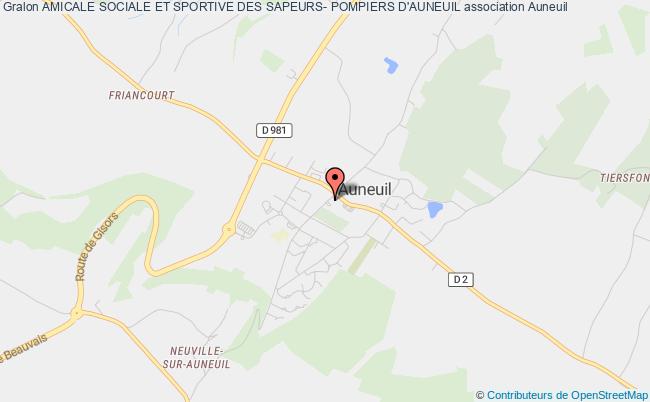plan association Amicale Sociale Et Sportive Des Sapeurs- Pompiers D'auneuil Auneuil