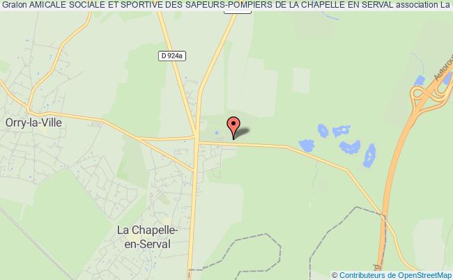 plan association Amicale Sociale Et Sportive Des Sapeurs-pompiers De La Chapelle En Serval La    Chapelle-en-Serval