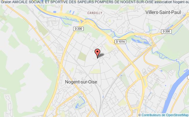 plan association Amicale Sociale Et Sportive Des Sapeurs Pompiers De Nogent-sur-oise Nogent-sur-Oise