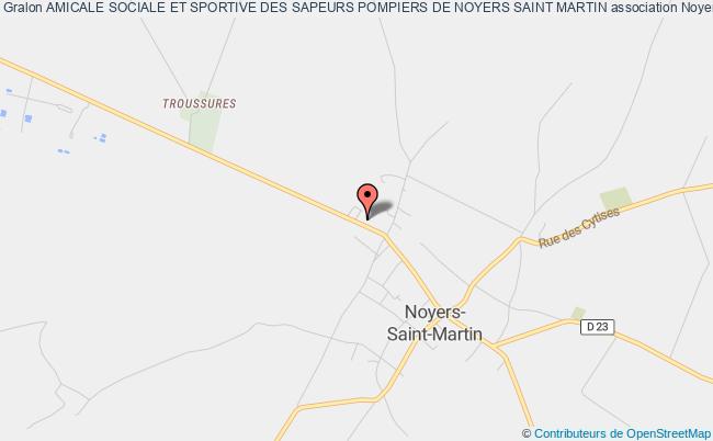 plan association Amicale Sociale Et Sportive Des Sapeurs Pompiers De Noyers Saint Martin Noyers-Saint-Martin