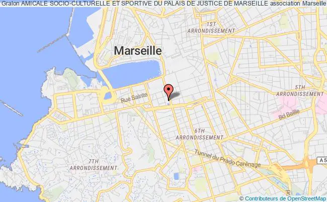plan association Amicale Socio-culturelle Et Sportive Du Palais De Justice De Marseille Marseille