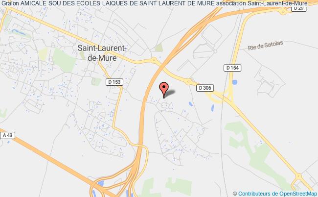plan association Amicale Sou Des Ecoles Laiques De Saint Laurent De Mure Saint-Laurent-de-Mure