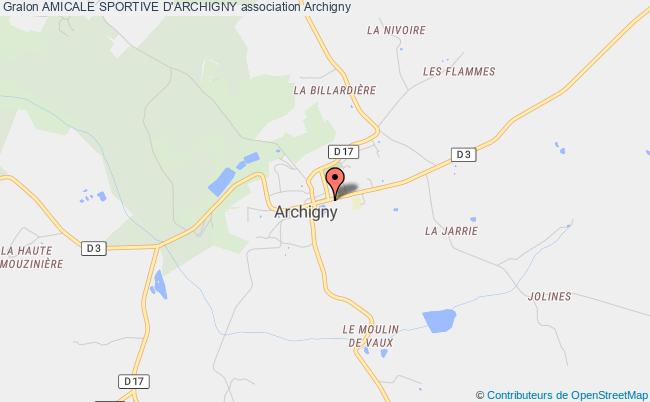 plan association Amicale Sportive D'archigny Archigny