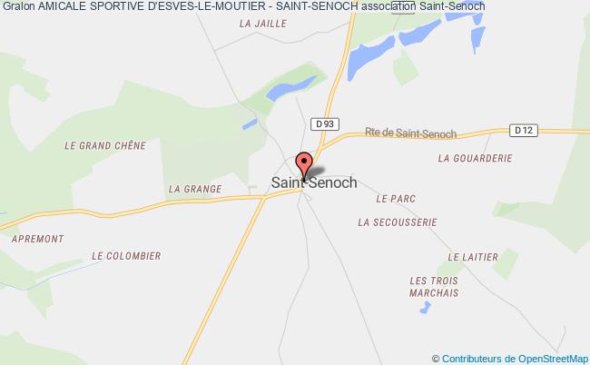 plan association Amicale Sportive D'esves-le-moutier - Saint-senoch Saint-Senoch